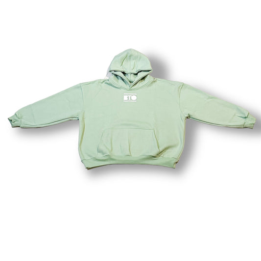 jade green EB hoodie